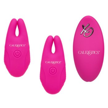 Remote controlled Nipple Clamps pink